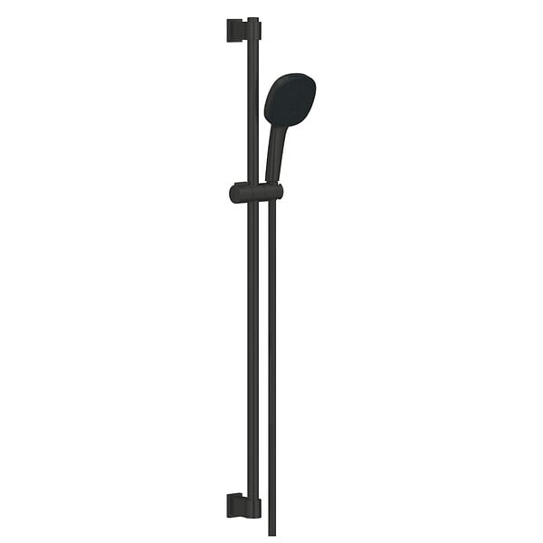 GROHE - Vitalio Comfort 110 Set de douche avec barre + Douchette 2 jets, noir mat (G269302431) - large