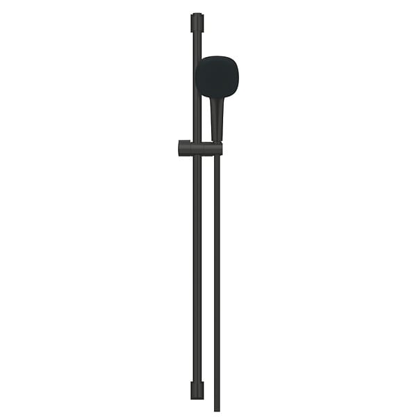 GROHE - Vitalio Comfort 110 Set de douche avec barre + Douchette 2 jets, noir mat (G269302431) - large