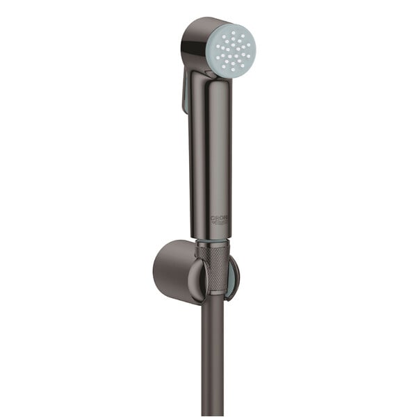 GROHE - Tempesta-F Trigger Spray 30 Ensemble de douche 1 jet avec support mural, hard graphite (27513A01) - large