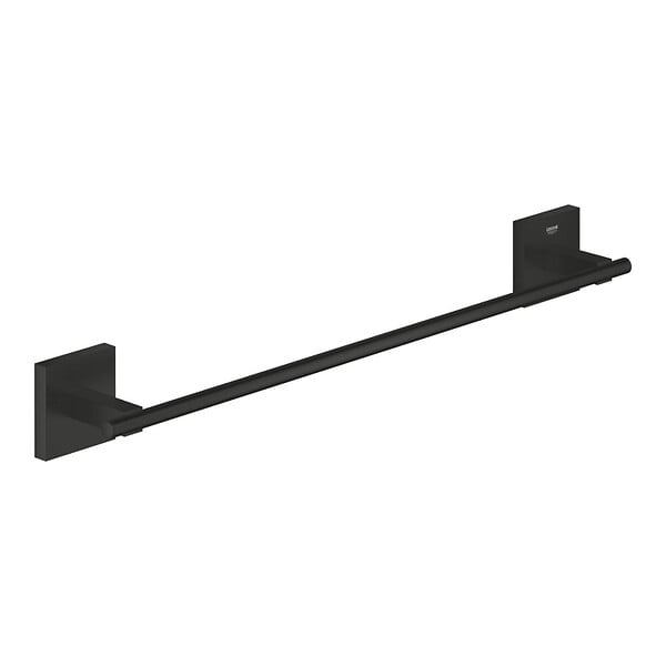 GROHE - Grohe Start Cube barre porte-serviettes 45 cm, noir mat (G409872430) - large