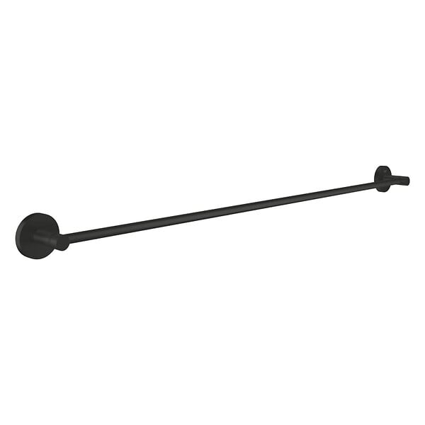 GROHE - Start barre porte-serviettes en métal 85,4 cm avec fixations cachées, noir mat (G411872430) - large