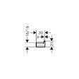 HANSGROHE - AddStoris Crochet simple, Chrome (41742000) - vignette