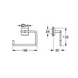 GROHE - Start Cube anneau porte-serviettes, noir mat (G409752430) - vignette