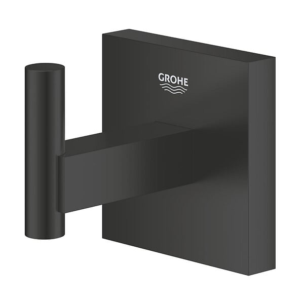 GROHE - Start Cube patère murale, noir mat (G409612430) - large