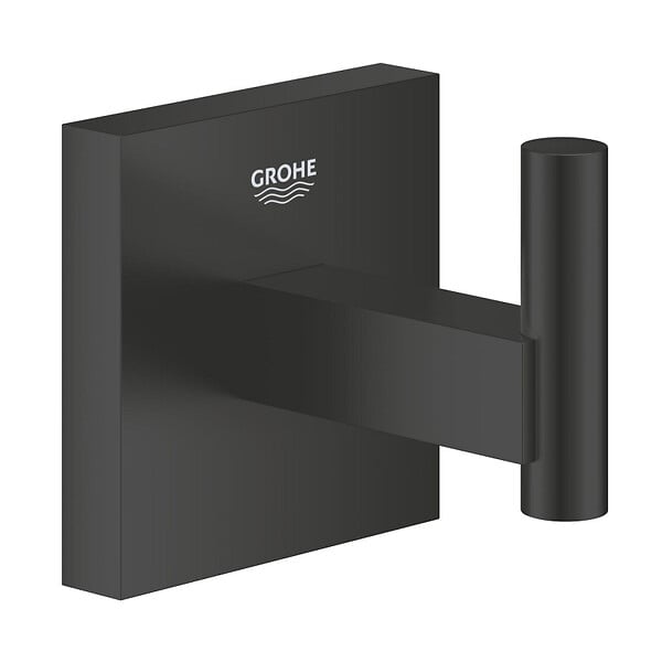 GROHE - Start Cube patère murale, noir mat (G409612430) - large