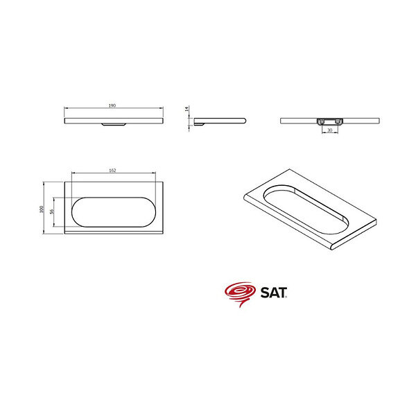 SWISS AQUA TECHNOLOGIES - Swiss Aqua Technologies Porte-serviettes SAT Evolution R chromé (SATDEVOR60) - large