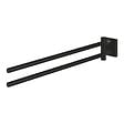 GROHE - Start Cube double porte-serviettes 43,8 cm, noir mat (G409762430) - vignette