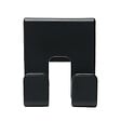 SWISS AQUA TECHNOLOGIES - Double crochet suspendu en acrylique pour écran de douche SAT Walk-In, noir mat (SATWIHACEKPLASTC) - vignette