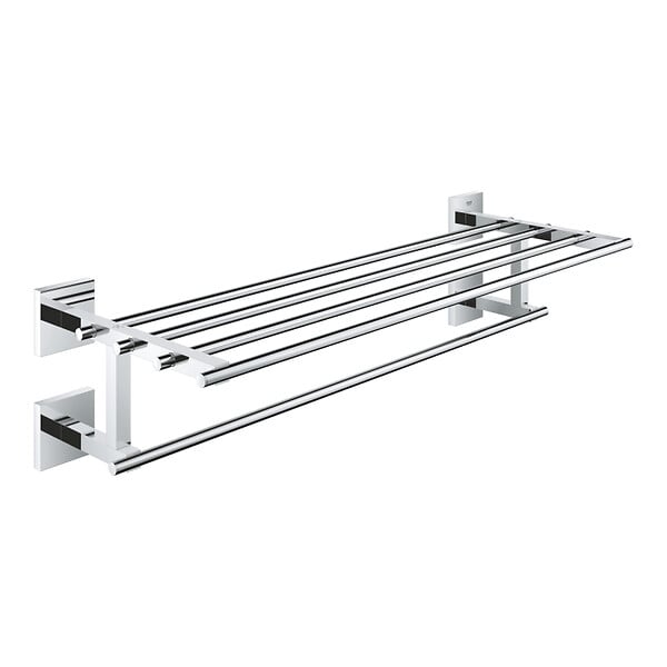 GROHE - Start Cube rack porte-serviettes en métal 60 cm avec fixations cachées, chrome (G41099000) - large