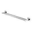 GROHE - Grohe Start Cube double barre porte-serviettes en métal 65,4 cm avec fixations cachées, chrome (G41104000) - vignette