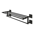 GROHE - Start Cube rack porte-serviettes en métal 60 cm avec fixations cachées, noir mat (G410992430) - vignette