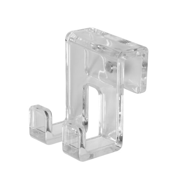 SWISS AQUA TECHNOLOGIES - Swiss Aqua Technologies Double crochet suspendu en acrylique pour écran de douche SAT Walk-In, transparent (SATWIHACEKPLAST) - large