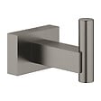 GROHE - Grohe Essentials Cube patère murale, hard graphite brossé (G40511AL1) - vignette