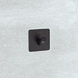 SWISS AQUA TECHNOLOGIES - Swiss Aqua Technologies Patère murale adhésive en acier inoxydable, noir mat (HACEKNALEP1HMC) - vignette