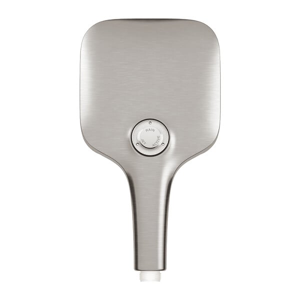 GROHE - Grohe Rainshower Smartactive 130 Cube Douchette à main 3 jets, supersteel (26582DC0) - large