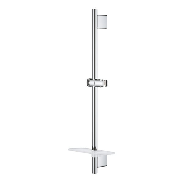 GROHE - Rainshower SmartActive barre de douche 600 mm Ø 22 mm avec tablette porte-savon, chrome (G26602000) - large