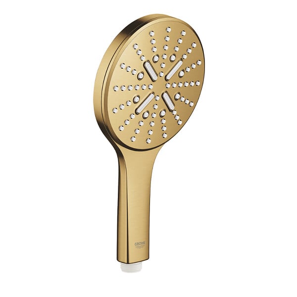 GROHE - Rainshower Smartactive 130 Douchette à main 3 jets, cool sunrise brossé (26574GN0) - large