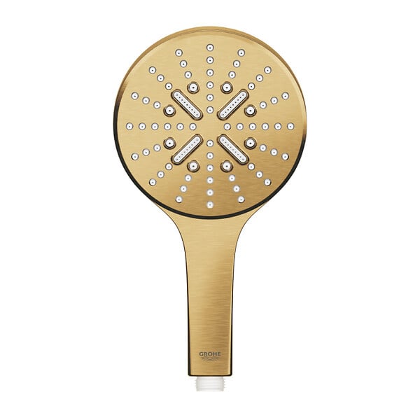 GROHE - Rainshower Smartactive 130 Douchette à main 3 jets, cool sunrise brossé (26574GN0) - large