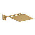 GROHE - Rainshower Mono 310 Cube Ensemble douche de tête 1 jet et bras 422mm, Cool Sunrise brossé (26564GN0) - vignette
