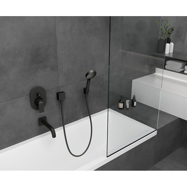 HANSGROHE - Hansgrohe Vernis Blend Douchette à main, 2 jets, Noir mat (26340670) - large