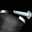 SWISS AQUA TECHNOLOGIES - Douche de tête mural 1 jet avec bras de douche, diamètre 30 cm, noir mat (SATBSHS81SETC) - vignette