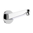 SWISS AQUA TECHNOLOGIES - Bras de douche mural 20,2 cm pour douche de tête, raccord universel, chrome (SATBSRKM) - vignette