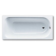 KALDEWEI - Eurowa 140x70 cm Baignoire rectangulaire en acier émaillé, sans pieds, blanc alpin (119500010001) - vignette