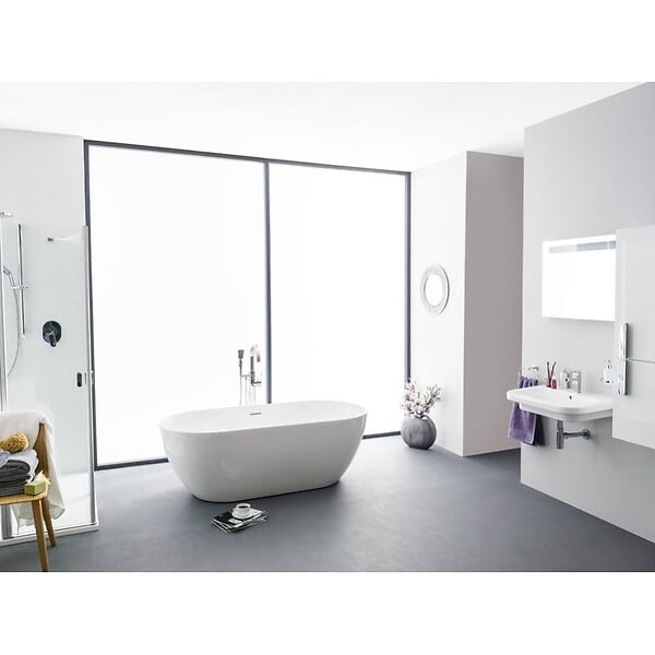 RAVAK - Freedom O 170 x 80 cm Baignoire îlot en acrylique, sans pieds, blanc (XC00100020) - large