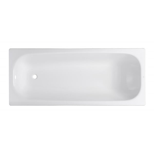 SWISS AQUA TECHNOLOGIES - By Kaldewei Vivien 170 x 75 cm Baignoire droite en acier émaillé, sans pieds, blanc (SATVIVI17075) - large