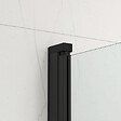 KALDEWEI - Kaldewei 170x75 cm Ensemble baignoire Saniform universelle + Pare baignoire pivotant noir + pieds (KW3731-SETP5) - vignette