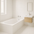 JIKA (GROUPE ROCA) - Jika (Groupe Roca) Tanza 170 x 70 x 39 cm Baignoire droite en acier émaillé, sans pieds, blanc (H2251810000001) - vignette