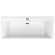 VILLEROY & BOCH - Baignoire rectangulaire Squaro 180x80 cm marbre coulé, sans pieds, blanc (UBQ180SQE2DV-01) - vignette