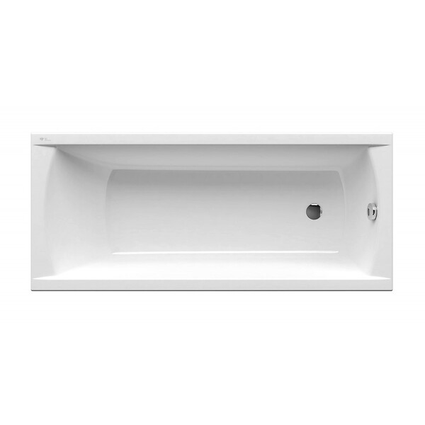SWISS AQUA TECHNOLOGIES - Fusion 170 x 70 cm Baignoire droite en acrylique, sans pieds, blanc (SIKOVR170) - large