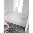 KALDEWEI - Saniform Plus 170 x 75 cm Baignoire droite 123 L en acier émaillé, sans pieds, blanc alpin (112600010001) - vignette