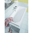 KALDEWEI - Saniform Plus 170 x 75 cm Baignoire droite 123 L en acier émaillé, sans pieds, blanc alpin (112600010001) - vignette