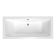 LAGUNA - 180x80 cm Nora Plus baignoire rectangulaire en acrylique, gauche et droite, sans pieds, blanc (NO1800PLUS) - vignette