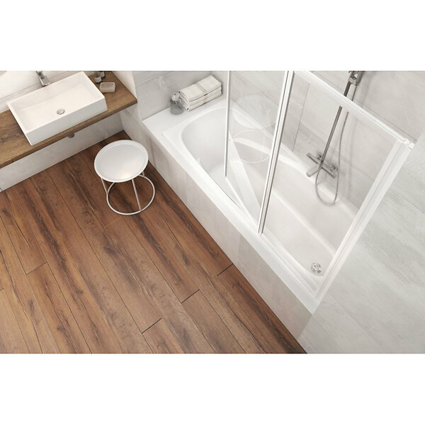 RAVAK - Vanda II 170 x 70 cm Baignoire droite en acrylique, sans pieds, blanc (CP21000000) - large
