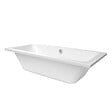 SIKO - 180 x 80 cm Nora Plus baignoire rectangulaire avec pieds, Acrylique, Gauche et Droite, Blanc (NO1800PLUS-SET) - vignette