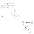 KALDEWEI - Kaldewei 170x75 cm Ensemble baignoire Saniform universelle + Pare baignoire fixe chrome + pieds (KW3731-SETP3) - vignette