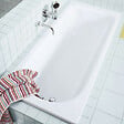 KALDEWEI - Eurowa Baignoire rectangulaire avec pieds 150x70 cm acier émaillé, Blanc alpin (119600010001-SET) - vignette
