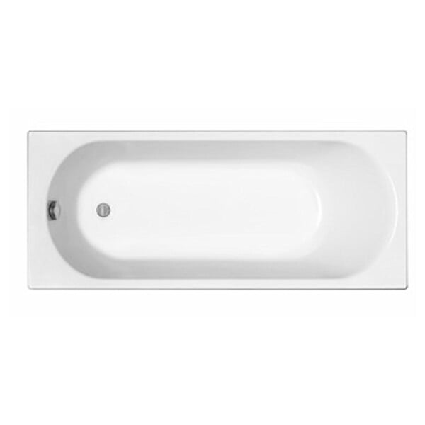 KOLO BY GEBERIT - KOLO by Geberit 160x70 cm Ensemble baignoire Opal Plus universelle +Pare baignoire pliable, 2 volets chrome + pieds (XWP1260000-SETP2) - large