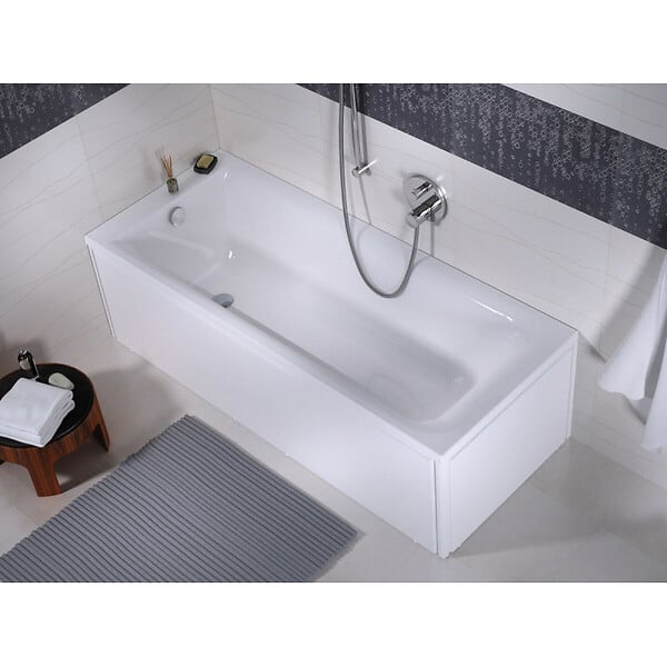 KOLO BY GEBERIT - KOLO by Geberit Rekord 170 x 70 cm Baignoire droite avec pieds en acrylique, blanc (XWP1670000) - large
