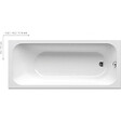RAVAK - RAVAK BAIGNOIRE ACRYLIQUE RECTANGULAIRE CHROME, 1600 x 700 mm,  sans pieds, blanc - vignette