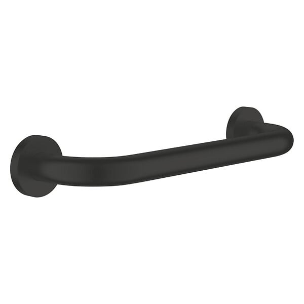 GROHE - Grohe Start barre d'appui PMR 34,9 cm en métal avec fixations cachées, noir mat (G411892430) - large
