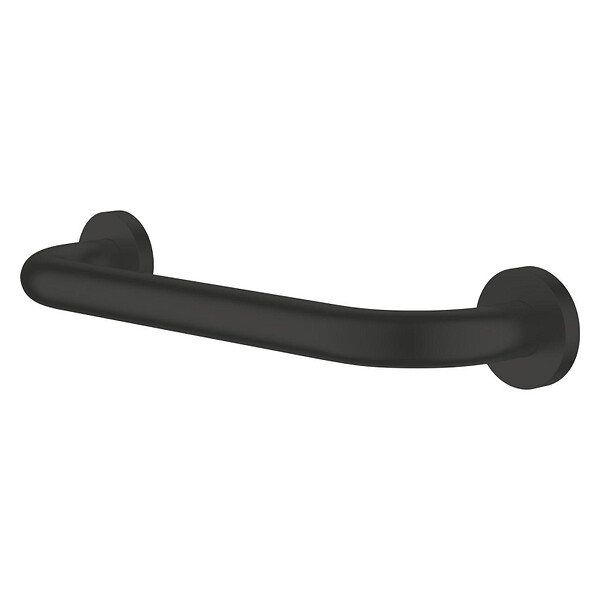 GROHE - Grohe Start barre d'appui PMR 34,9 cm en métal avec fixations cachées, noir mat (G411892430) - large