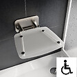 RAVAK - Ovo-B II-Clear siège de douche rabattable PMR pour cabine de douche (B8F0000051) - vignette