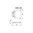 RAVAK - Ovo-B II-Clear siège de douche rabattable PMR pour cabine de douche (B8F0000051) - vignette