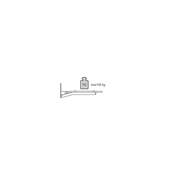 RAVAK - Ovo-B II-Clear siège de douche rabattable PMR pour cabine de douche (B8F0000051) - large
