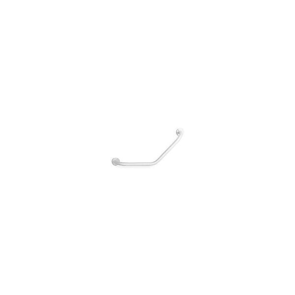 BEMETA - HELP Barre de maintien en angle 120° 66x40cm, Comaxite, Blanc (301102014) - large