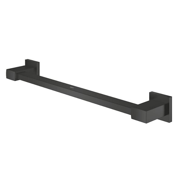 GROHE - Start Cube Barre d'appui PMR 50,4 cm, noir mat (410952430) - large
